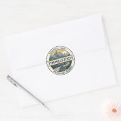 Timmelsjoch - Passo del Rombo Sticker ラウンドシール (封筒)