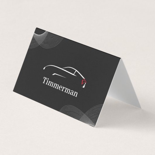 Timmerman — カーケアと車両のエンハンスメント 名刺 (正面)