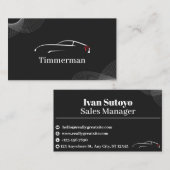 Timmerman — Automotive Care & Vehicle Enhancement 名刺 (正面/裏面)