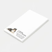 Timmyのトライカラーシェットランド・ シープドッグポストイットノート ポストイット (アングル)