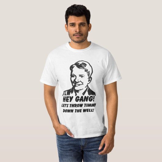 Timmyを井戸をおろすために投げよう Tシャツ (正面フル)