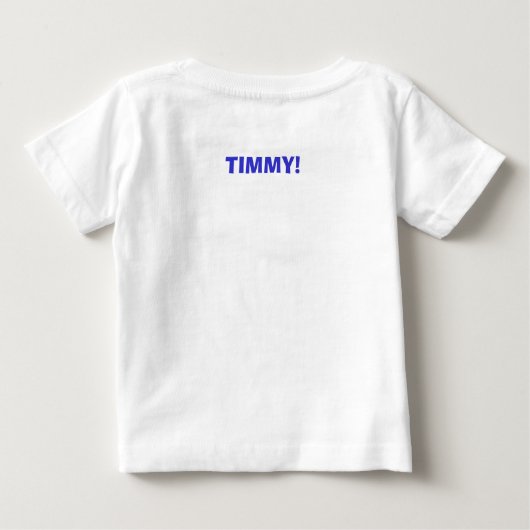 Timmy! ベビーTシャツ (裏面)