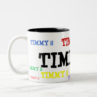 TIMMY !!, TIMMY !!, TIMMY !!, TIMMY !!, TIMMY !! ツートーンマグカップ