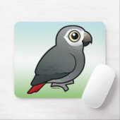 Timnehのアフリカ灰色のオウム マウスパッド (マウス)