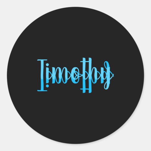 Timothy  ラウンドシール (正面)