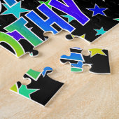 「TIMOTHY」名、おもしろい「ハッピーバースデー」 ジグソーパズル (側面)