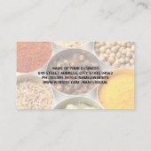 Tinカップのハーブとスパイス 名刺 (裏面)