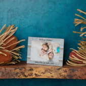 Tinサイ素朴ロネームパーソナライズされたフォトプラーク フォトプラーク (側面)