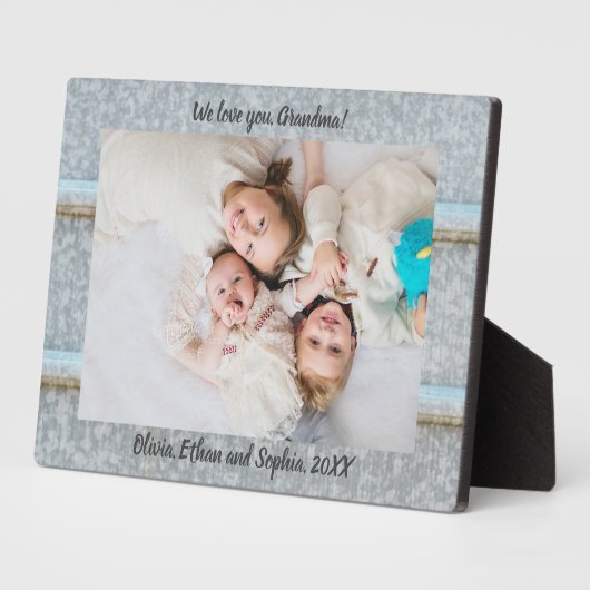 Tinサイ素朴ロネームパーソナライズされたフォトプラーク フォトプラーク (側面)