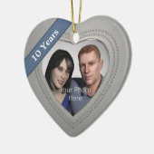 Tin効果10周年記念：写真の追加 セラミックオーナメント (左)