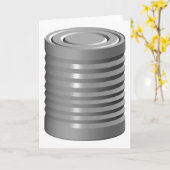 Tin Canグリーティングカード カード (黄色い花)