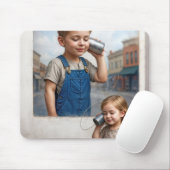 Tin Can Telephoneの子ども マウスパッド (マウス)