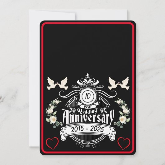 Tin Jubilee 2 Photo 10th Anniversary招待状 シーズンカード (正面)