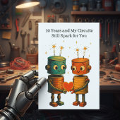 Tin Robot Love 10th Wedding Anniversary カード