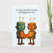Tin Robot Love 10th Wedding Anniversary カード (正面)