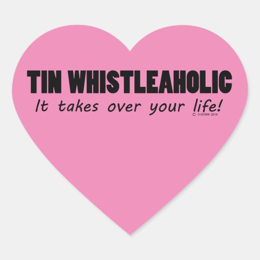 Tin Whistleholic Lifeハートシール ハートシール (正面)