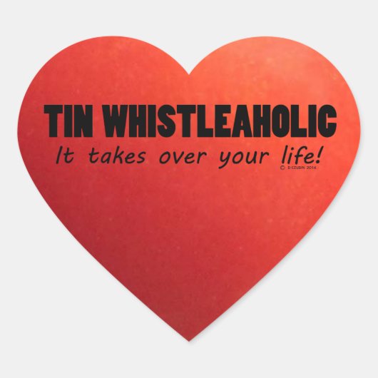 Tin Whistleholic Lifeハートシール ハートシール (正面)