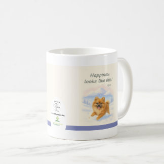 Tina TranによるPuppy Dreams Happiness Mug コーヒーマグカップ
