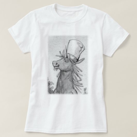 Tinam - BWプロファイルTシャツ Tシャツ (デザイン正面)