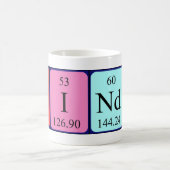 Tindraの定期的なテーブル名mag コーヒーマグカップ (中央)