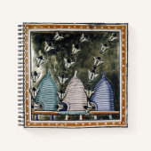 Tindr's Bees in Color Notebook ノートブック (正面)