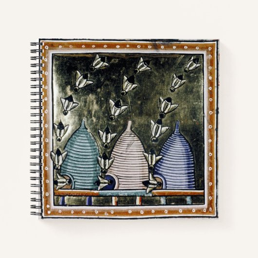 Tindr's Bees in Color Notebook ノートブック (正面)