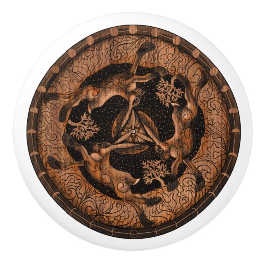 Tiners Hare Trinity Ceramic Knob セラミックノブ (正面)