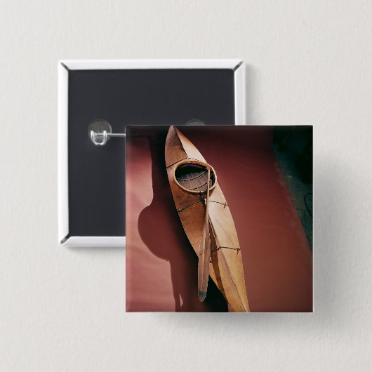 Tinglitのカヤック 缶バッジ (正面&裏面)