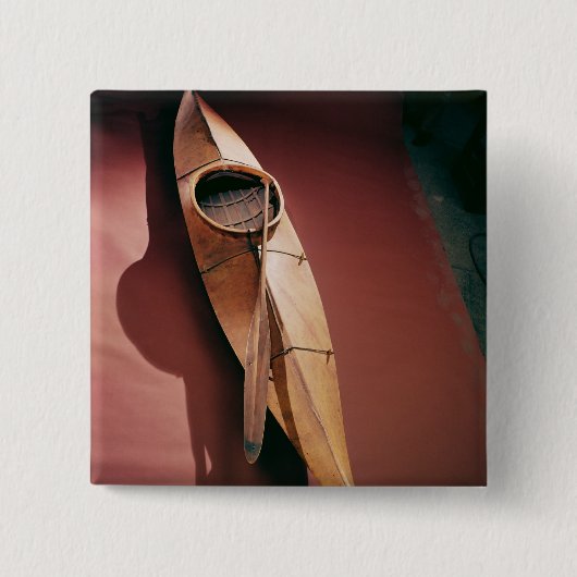 Tinglitのカヤック 缶バッジ (正面)