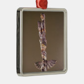 Tinglitの鳥の一族のトーテムポール メタルオーナメント (右)