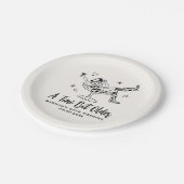 Tiniお洒落の少し古い誕生日パーティー ペーパープレート (アングル)