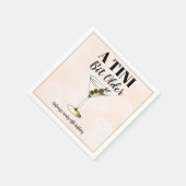 Tiniの少し古いカクテルモダン誕生日 スタンダードカクテルナプキン (角)