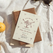 Tiniの少し古いマルーン予測できなの手描き誕生日