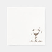 Tiniの少し古い誕生日パーティーカクテル スタンダードカクテルナプキン (正面)