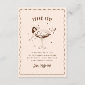 Tiniの少し古い誕生日パーティー サンキューカード (正面)