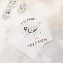 Tiniの少し古い誕生日パーティー スタンダードカクテルナプキン