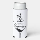 Tiniの少し年上のMartiniの誕生日パーティー スリム缶クーラー (Seltzer正面)
