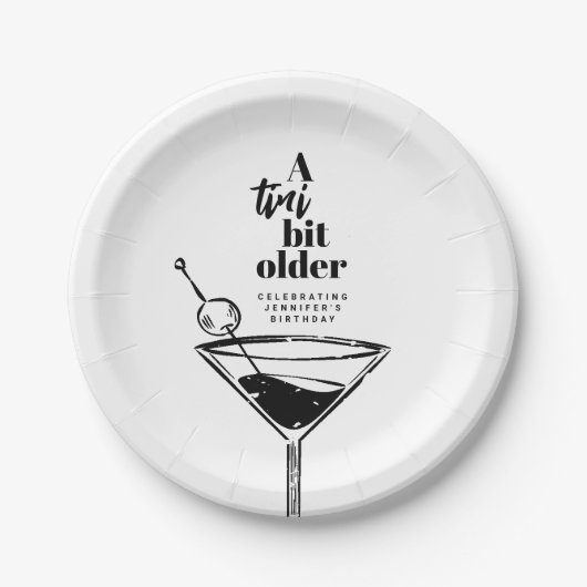 Tiniの少し年上のMartiniの誕生日パーティー ペーパープレート (正面)