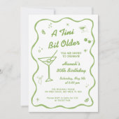 Tiniの少し年上のMartiniの誕生日パーティー 招待状 (正面)