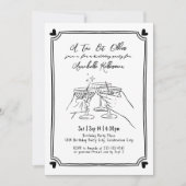 Tiniの少し年上のMartiniの誕生日パーティー 招待状 (正面)