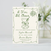 Tiniの少し近いブライダル描シャワーの招待 招待状 (スタンド正面)