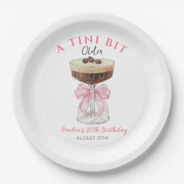 Tiniは少し年上のMartiniの誕生日 ペーパープレート