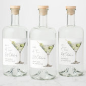 Tiniは少し年上のMartiniの誕生日 リキュールボトルラベル (ボトル)