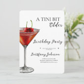 Tiniは少し年上のMartiniの誕生日 招待状 (スタンド正面)