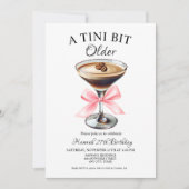 Tiniは少し年上のMartiniの誕生日 招待状 (正面)