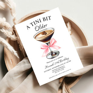 Tiniは少し年上のMartiniの誕生日 招待状