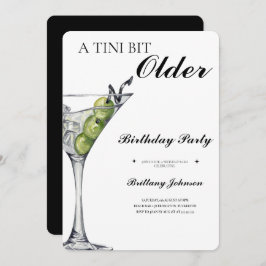 Tiniは少し年上のMartiniの誕生日 招待状