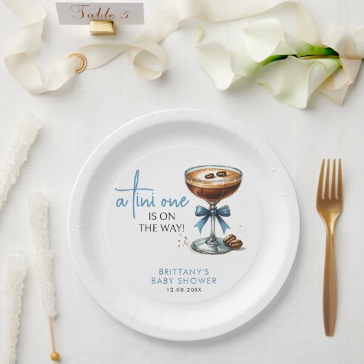 Tiniは男の子の赤ん坊のシャワーを途中にある ペーパープレート (ウェディング)