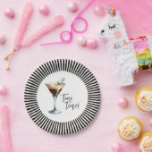 'Tiniタイおもしろいムエスプレッソマルティニカクテルパーティー ペーパープレート (パーティー)