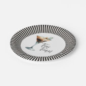 'Tiniタイおもしろいムエスプレッソマルティニカクテルパーティー ペーパープレート (アングル)